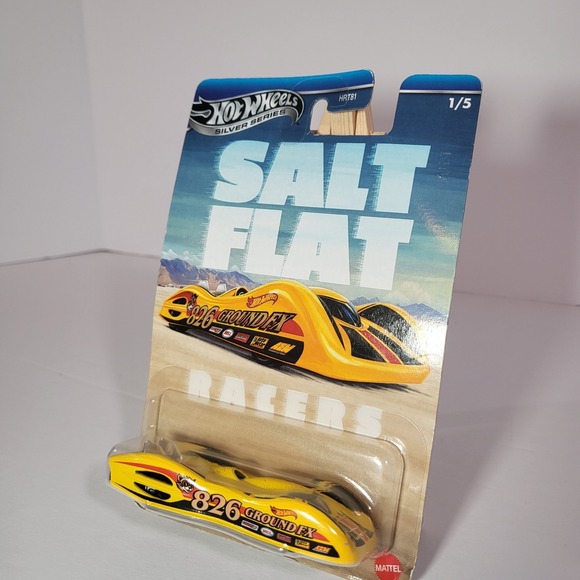 Hot Wheels Other - Hot Wheels Salt Flat 826 Ground FX 1/5 Yellow Diecast Car NIB